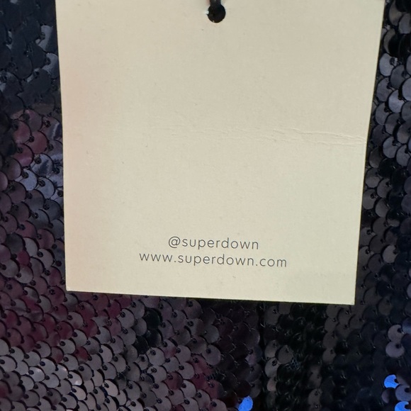 Sequin Mini Dress. Superdown cocktail dress. M - Picture 8 of 11